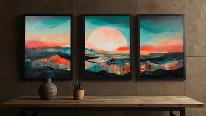 Sunrise | Wall Art Set