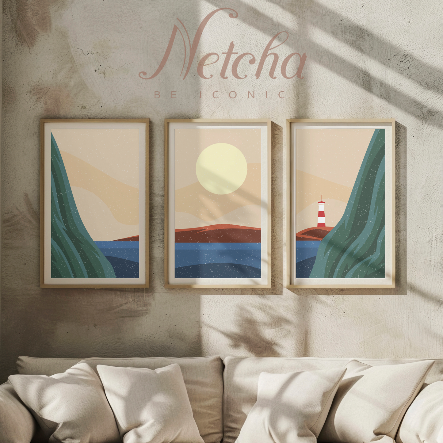 Dunes and Waves | Wall Art Set