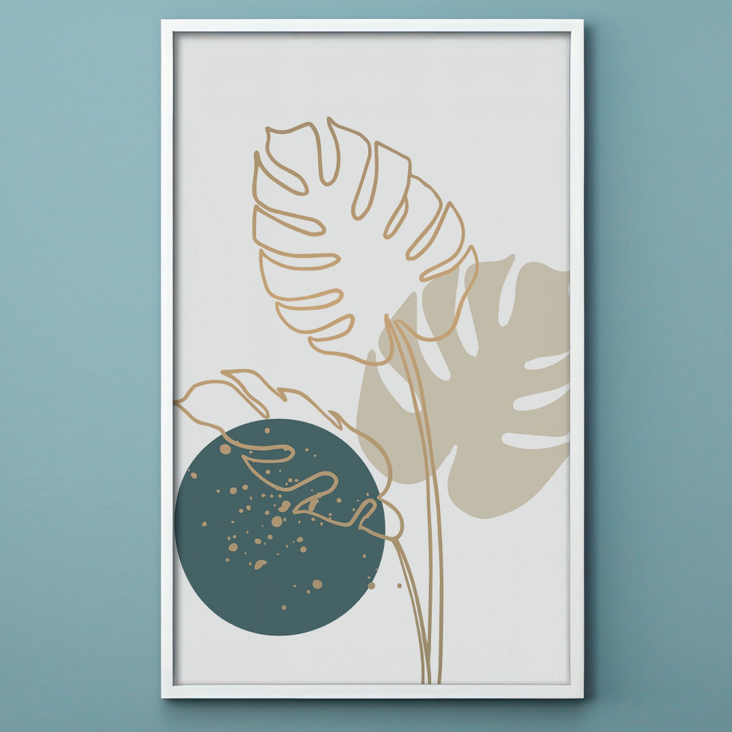 Golden Flora | Wall Art Set